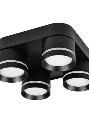 Люстра на 4 спота hl362 luna-4 bk gx53