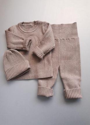 Дитячий костюм трійка розмір 66 на 3-6 міс.