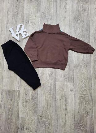 Теплый костюм, комплект одежды для девочки