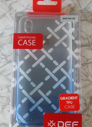 Чохол def vivo y93 lite gradient tpu blue