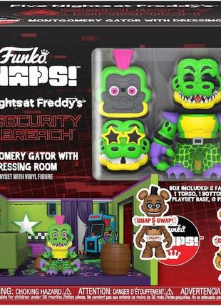 Конструктор монтгомери гатор funko pop! snaps: five nights at freddy's