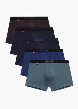 Мужские трусы atlantic хлопок. набор 5 шт. 5smh-004