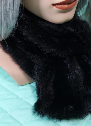Шарф норка натуральный мех