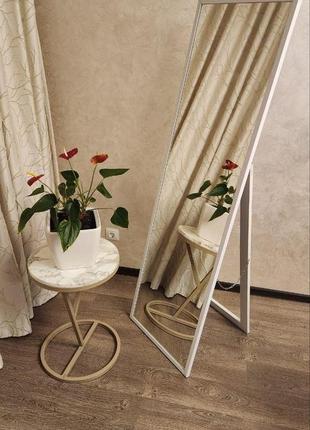 Зеркало напольное в раме с подставкой мольберт