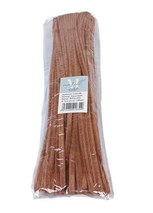 Синельний дріт, 300 х 6мм світло-коричневий, 100 шт c30148 light brown-na-022 knz