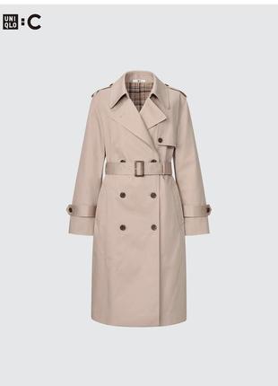 Тренч базовый коттон uniqlo япония 🇯🇵