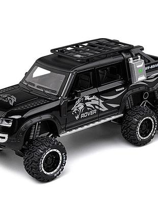 Игрушечная машинка металлическая land rover defender 6x6 игрушка модель 1:24