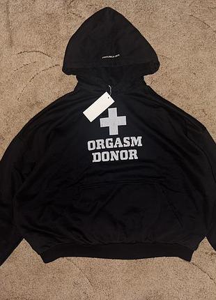 Project g/r orgasm donor hoodie худи проджект гр