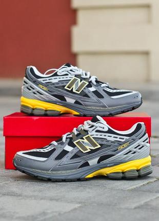 Мужские кроссовки new balance 1906u black/yellow