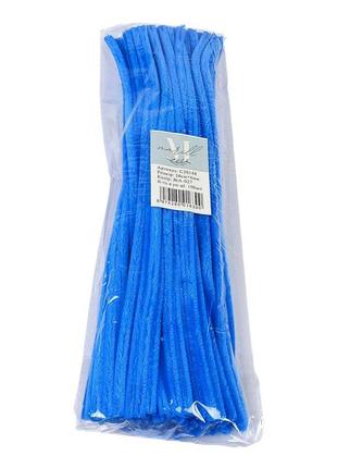 Синельная проволока, 300 х 6мм, голубой, 100 шт c30148 light blue-a-027 knz