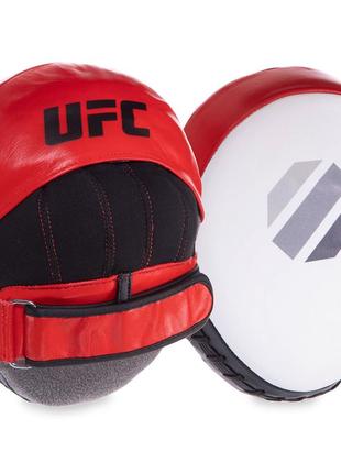 Лапа іґнута для боксу і єдиноборств ufc pro micro ucp-75344 23x17,5cм 2штт чорний-червоний