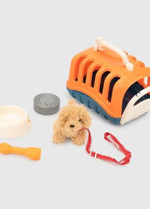 Собака з переноскою і аксесуарами, в коробці 832-162