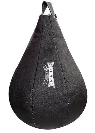 Груша боксерская подвесная boxer 1013-01 50x32см черный