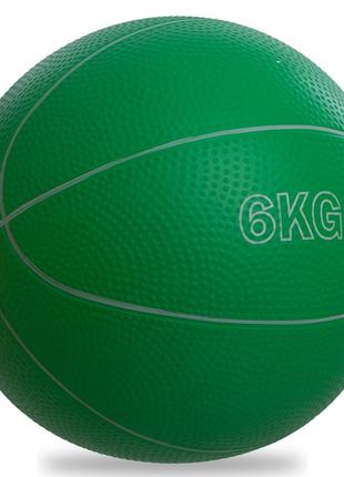 Мяч медицинский медбол record medicine ball sc-8407-6 6кг цвета в ассортименте