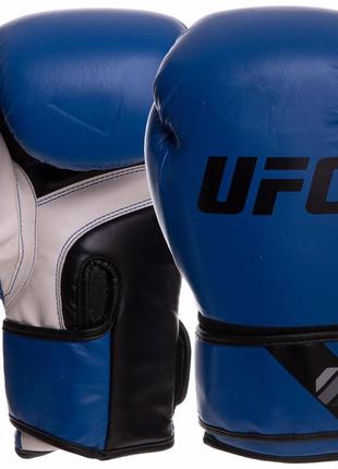 Перчатки боксерские ufc pro fitness uhk-75114 18 унций синий