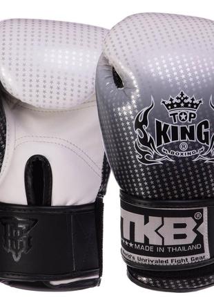 Перчатки боксерские кожаные детские top king super star tkbgkc-01 s-l цвета в ассортименте