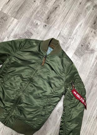 Женский с бомбер alpha industries оригинал