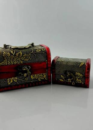 Сундучки набор 2 шт. (9х12,7х9,5 см 6х8,7х6 см)
