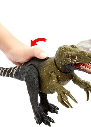 Іграшка динозавр юрського періоду оркораптор зі звуком реву