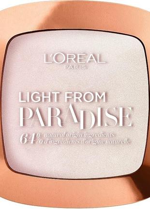 L’oréal paris light from paradise пудра хайлайтер для сияния лица