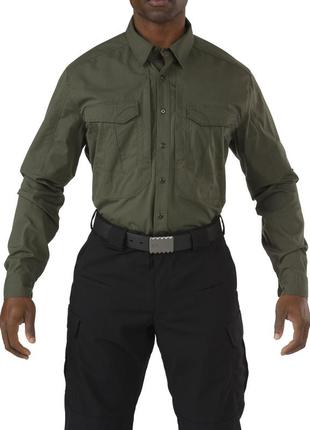 Рубашка тактическая 5.11 stryke™ long sleeve shirt m tdu green