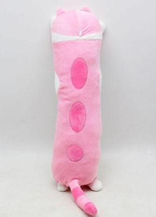 Мягкая игрушка-обнимаша "кот батон", 90 см, розовый2 фото
