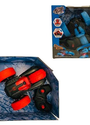 01 sl машина-перевертень, їздить по різних сторонах, двостороння, 2 кольори, світло, у коробці