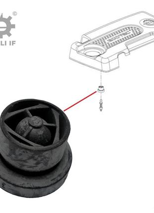 Втулка крепления крышки двигателя mokka opel 24453627 5850765