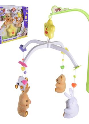 062 d іграшка-мобіль на ліжечко, з м'яконабивними іграшками, 405*30*4,5см