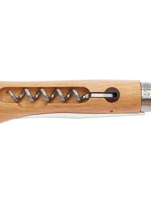 Ніж opinel №10 vri corkscrew+bottle opener3 фото