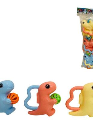 6868-12 погремушки 3 цвета, 6 штук в пакете