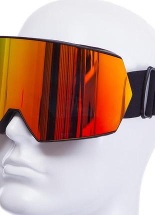 Гірськолижні окуляри магнітні sposune hx010 (tpu,подвійні лінзи,pc,антифог, кольори в асортименті)3 фото