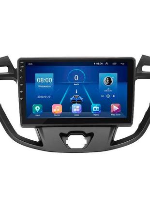 Штатна магнітола lesko для ford tourneo custom i 2012-2018 екран 9" 6/128gb 4g wi-fi gps top