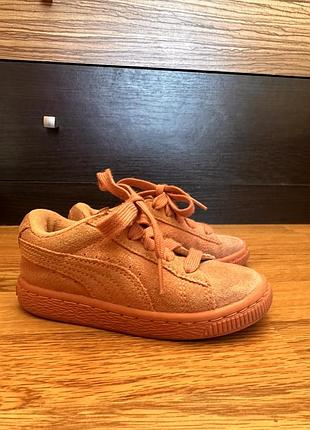 Замшевые кеды кроссовки на девочку 25 р