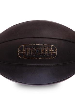 М'яч для регбі composite leather vintage ruggby ball f-0265