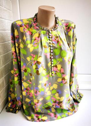 Шикарная блуза из натурального щелка the fold