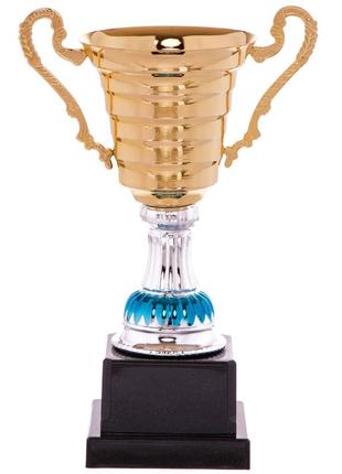 Кубок спортивний із ручками zelart c-8319c висота 27 см золото
