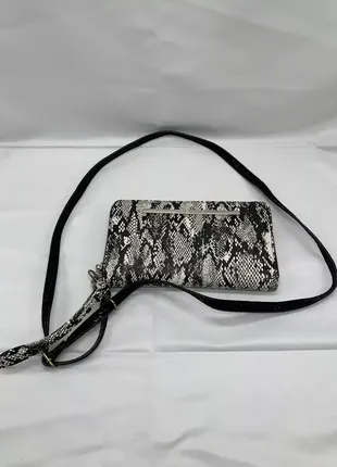 Кошелек - сумочка кросс-боди, steve madden, ткань, animal print