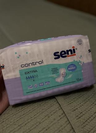 Урологичні прокладки seni control extra 15 шт.