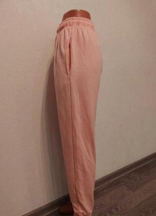 Пудрові спортивні штани, джогери2 фото