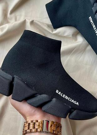 Balenciaga speed trainer ‘total black’ 37