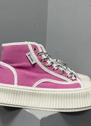 Chanel sneakers platform ‘pink’