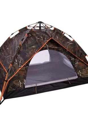 Палатка автоматическая двухместная для туризма zelart ty-0538 распятновка лес