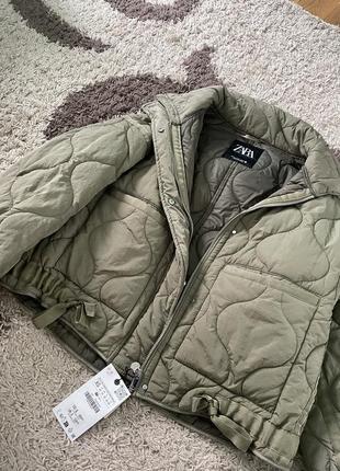 Куртка стьобана zara