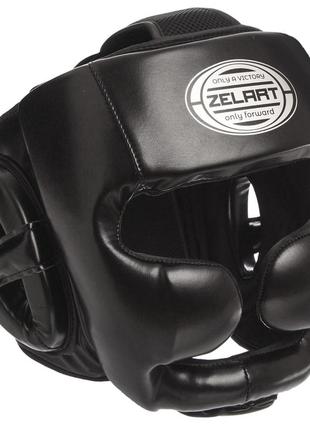 Шолом боксерський з повним захистом zelart bo-1367 m-xl кольору в асортименті