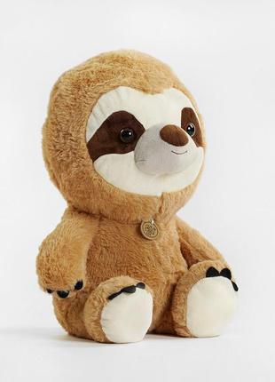 14676 м мягкая игрушка линивец, высота 37 см.