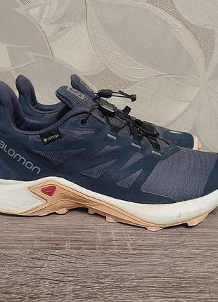 Треккинговые беговые кроссовки salomon supercross 3 gore-tex size 39/25