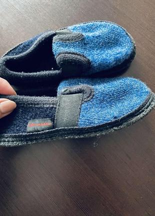 Шерстяные крутяжные тапочки 29 размера