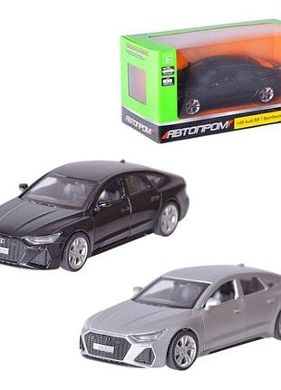 4358  машина металл автопром, 1:43 audi rs7, инерция, откр. двери, в коробке