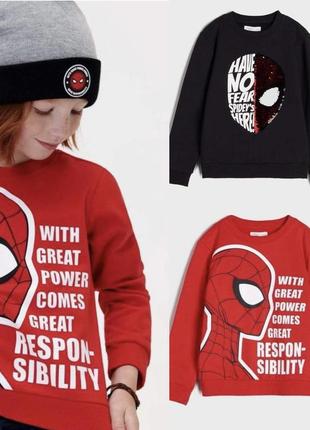 Світшот spider man людина павук свитшот кофта свитер реглан лонгслив